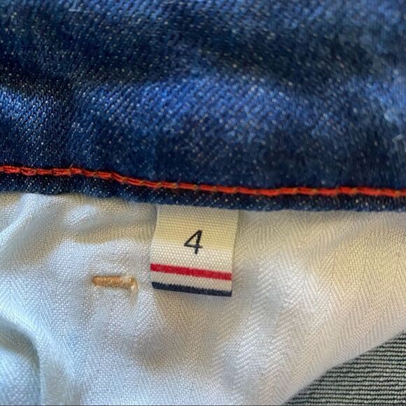 Tommy Hilfiger Shorts Retro Roll Hem Stretch Denim 4 Summer - Picture 4 of 13